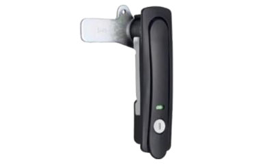 ホシモト ポリアミド樹脂製防水スイングハンドル インジケーター付 (ABP-252-1)(シボ仕上げ)